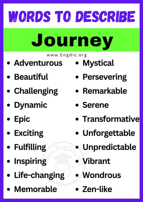other term for journey|Journey Words .